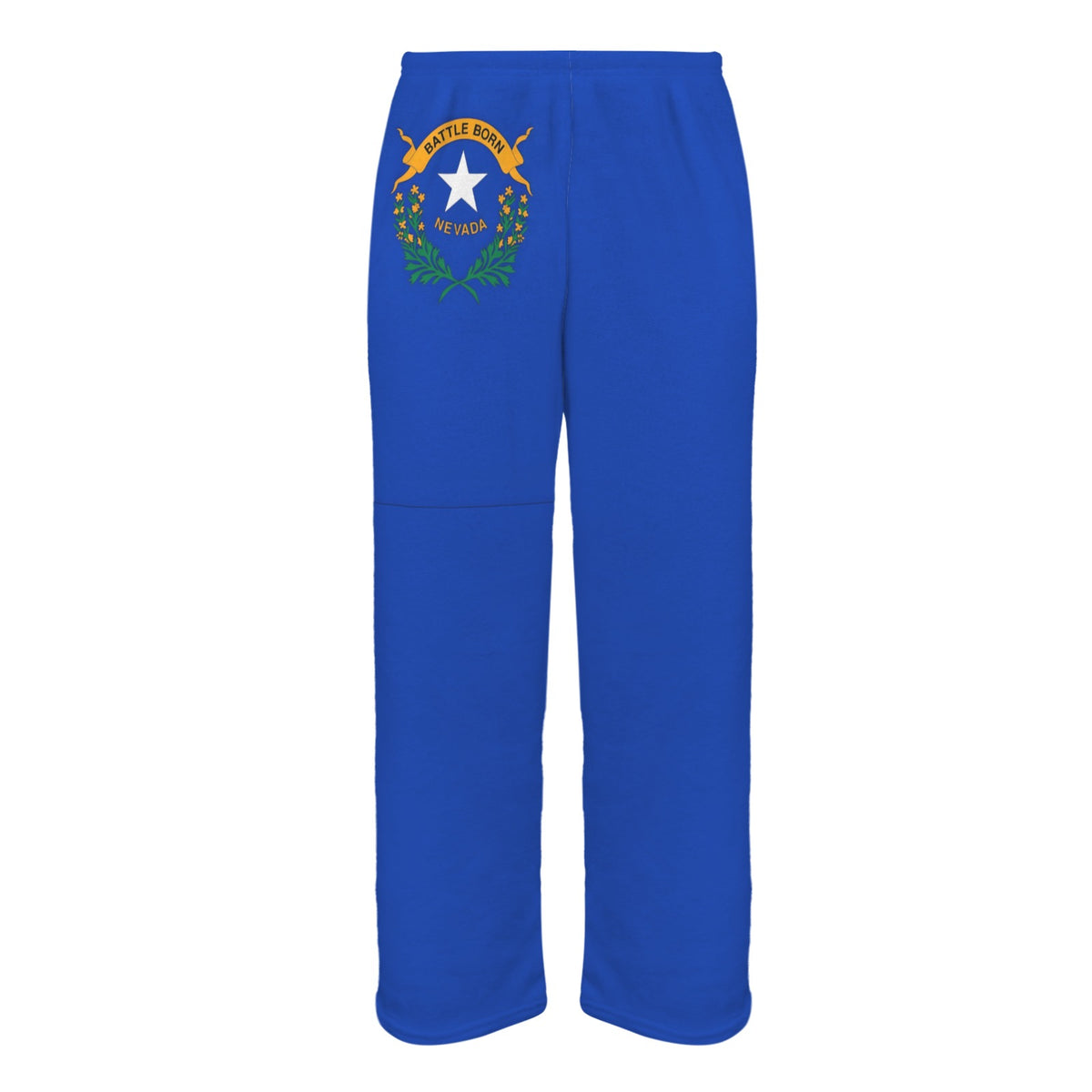 Nevada Flag Inspired Men's Flannel Pajama Trousers Printed in the USA