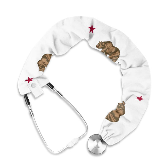 California Flag Inspired Stethoscope Protective Cover