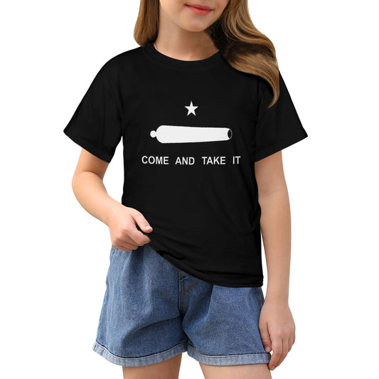 Come and Take It Flag Inspired Girls T-Shirt Made in the USA