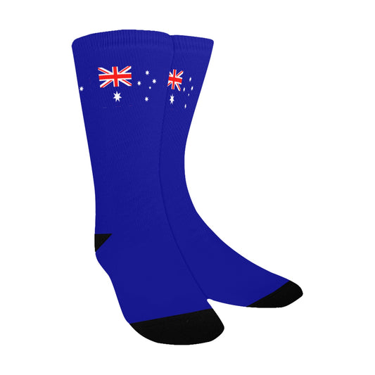 Australia Flag Inspired Kid's Custom Socks (Made in the USA)