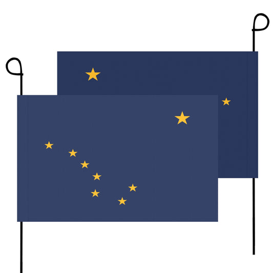 Two Alaska flags by Luv My Flag, displayed vertically.