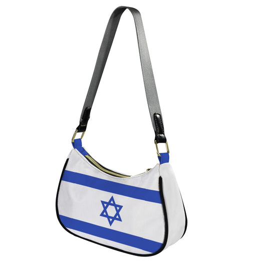 Israel Flag Inspired Women's Shoulder Bag
