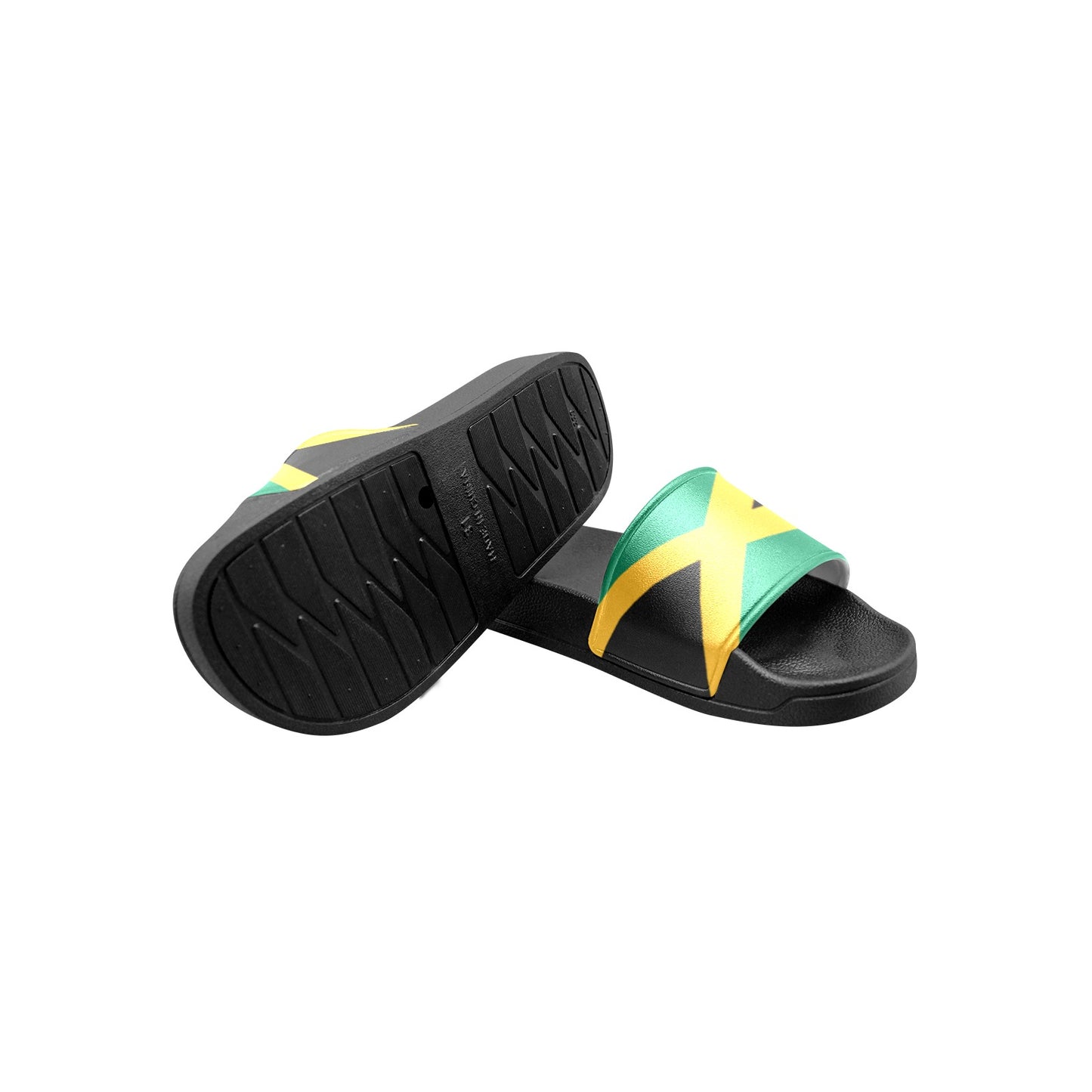 Jamaica Flag Kid's Slide Sandals
