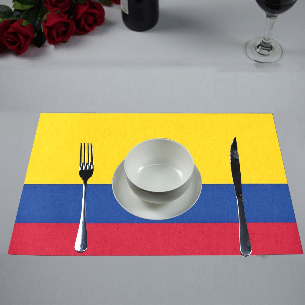 Colombia Flag Placemats 12" x 18" (Set of 6)