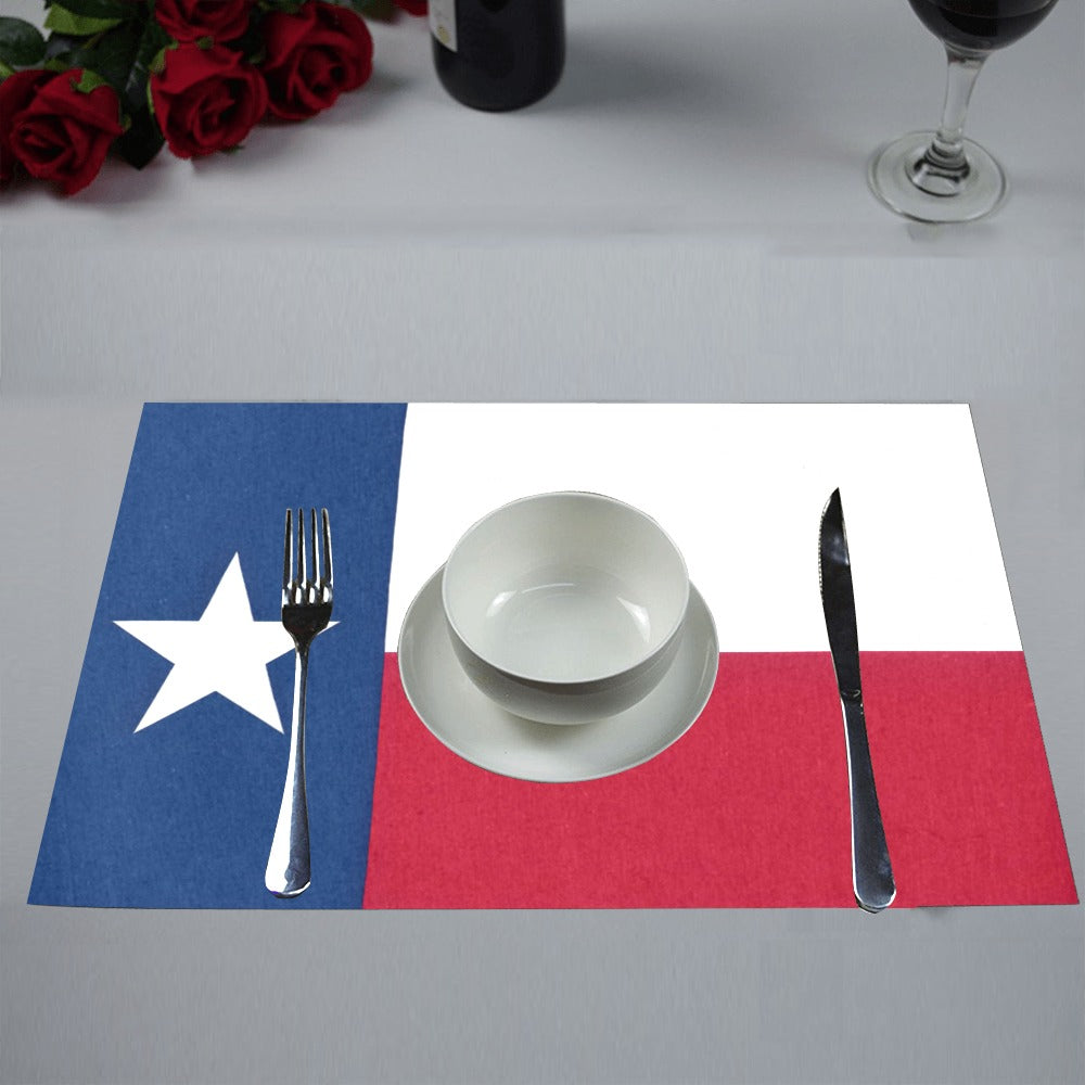 Texas Flag Placemats 12" x 18" (Set of 6)