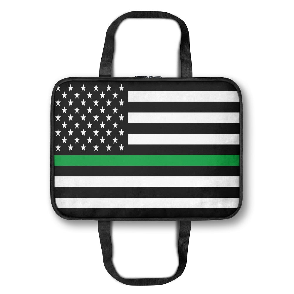 Thin Green Line Flag Inspired Insulated Casserole Carrier – Durable Hot & Cold Food Bag