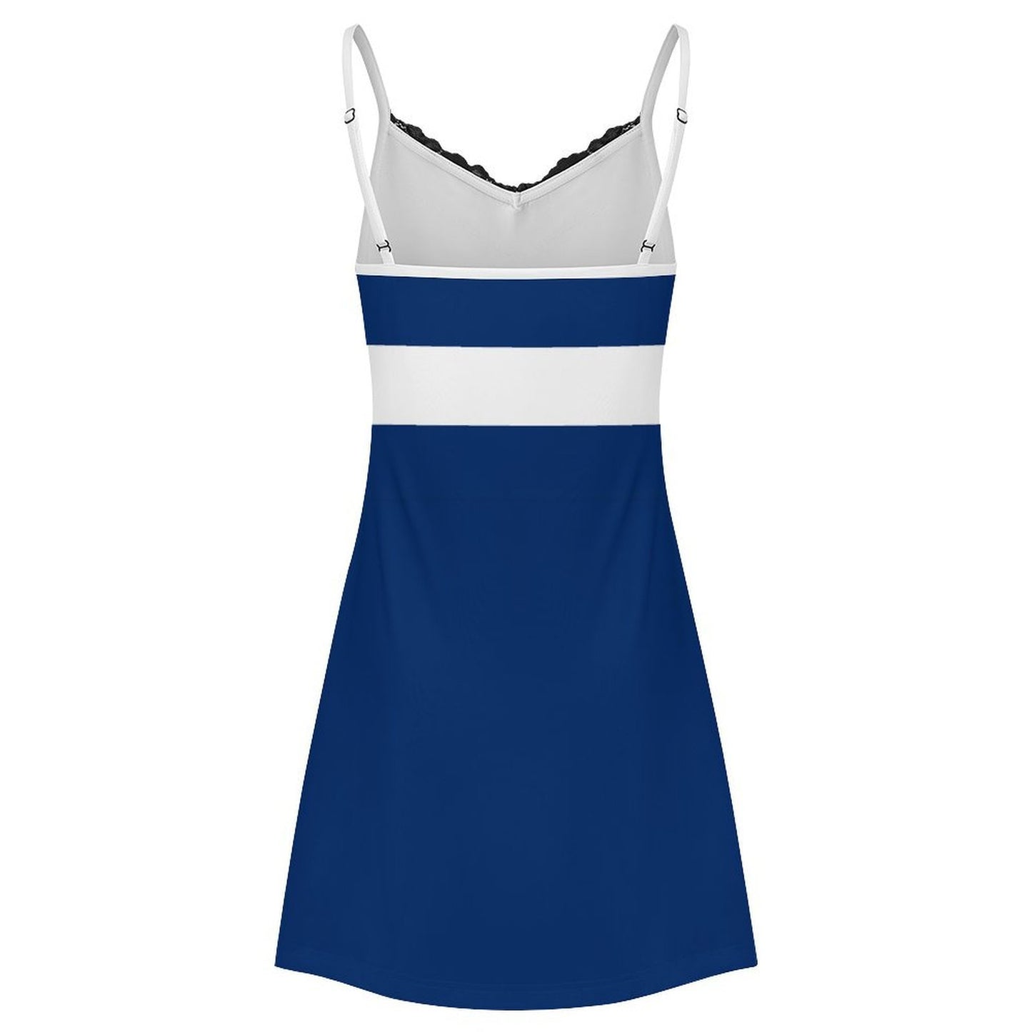 Colorado Flag Inspired Women's Lace Slit Cami Pajama Dress