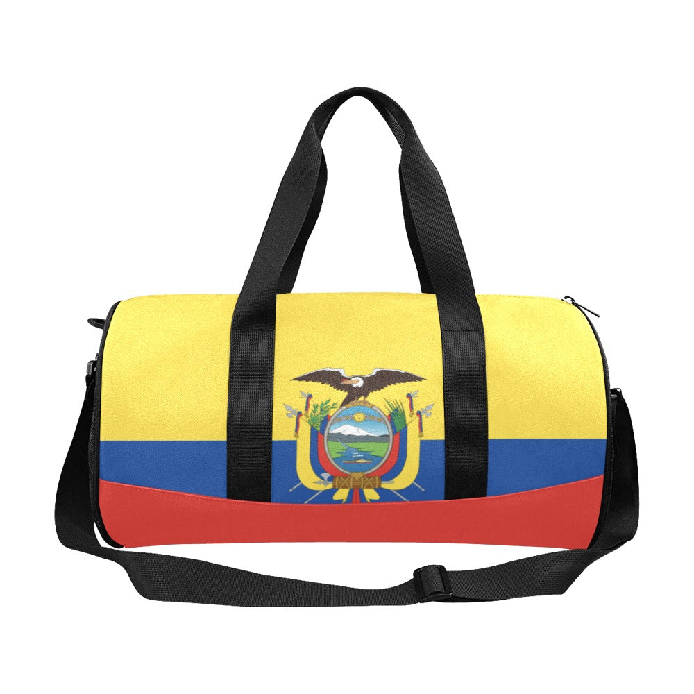 Ecuador Flag Inspired Travel Duffel Bag