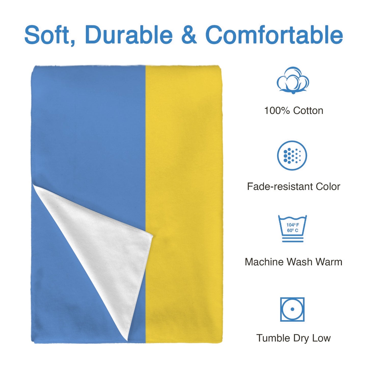 Gabon Flag Inspired Custom Bath Towel 29"x58"(Made in USA)