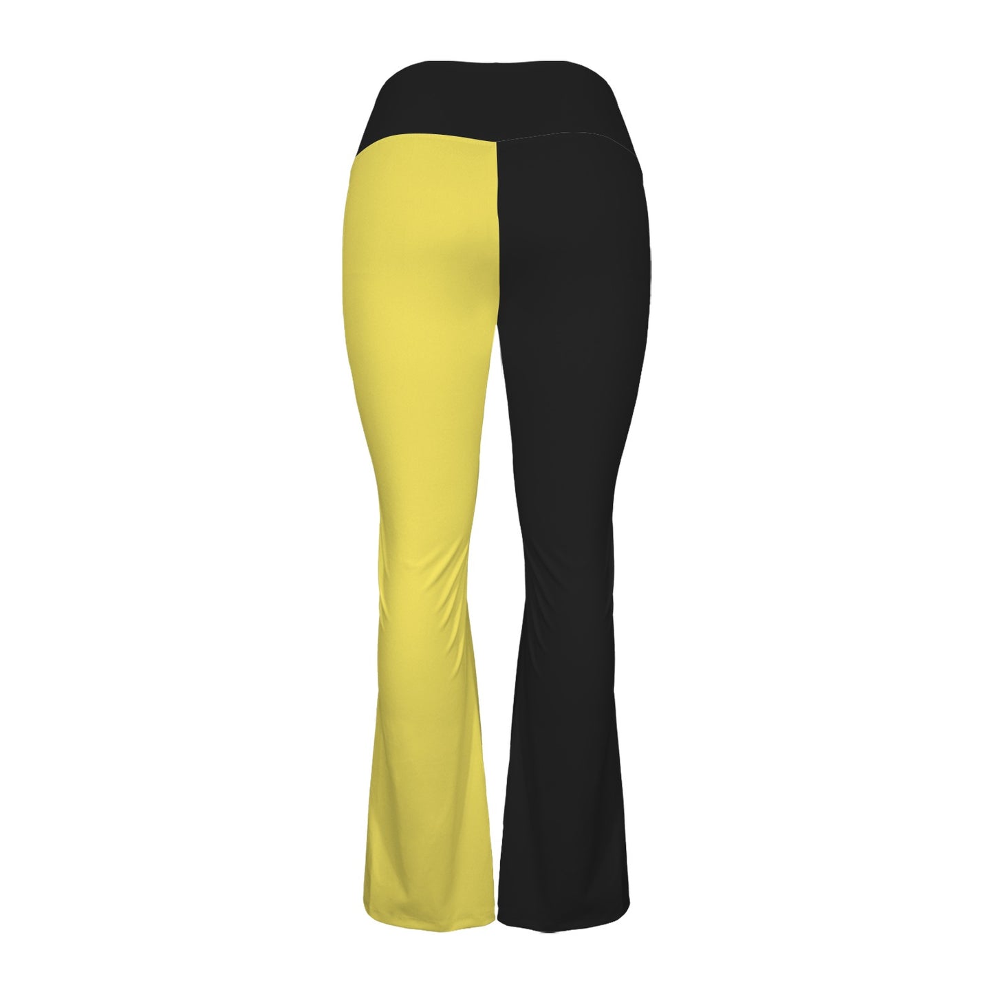 Gadsden Flag Inspired Women's V-Crossover High Waisted Flare Leggings