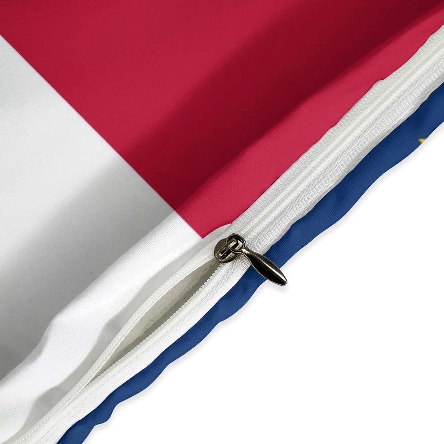 North Carolina Flag Inspired 3-Piece Bedding Set (1 Duvet Cover + 2 Pillow Shams) – 102"×90"