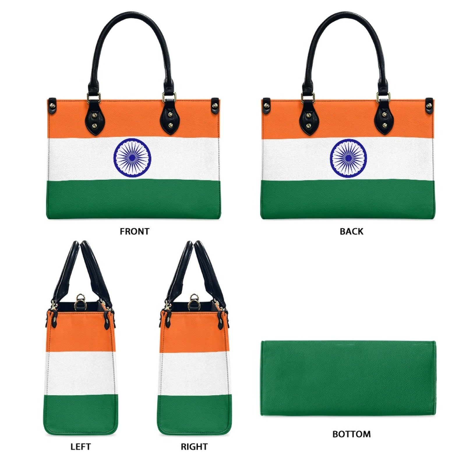 India Flag Handbag – Show Your National Pride in Style - Luv My Flag