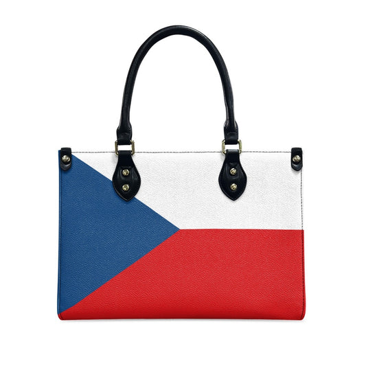 Czech Republic Flag Inspired Handbag – PU Leather Purse That Pops with Prague Style Stops - Luv My Flag