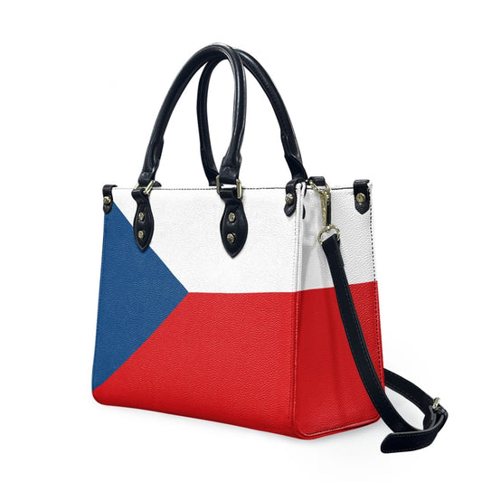Czech Republic Flag Inspired Handbag – PU Leather Purse That Pops with Prague Style Stops - Luv My Flag