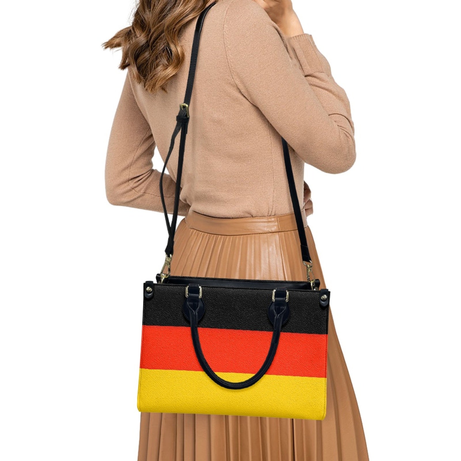 Germany Flag Handbag – Bold PU Leather Purse with Pride and Stride - Luv My Flag
