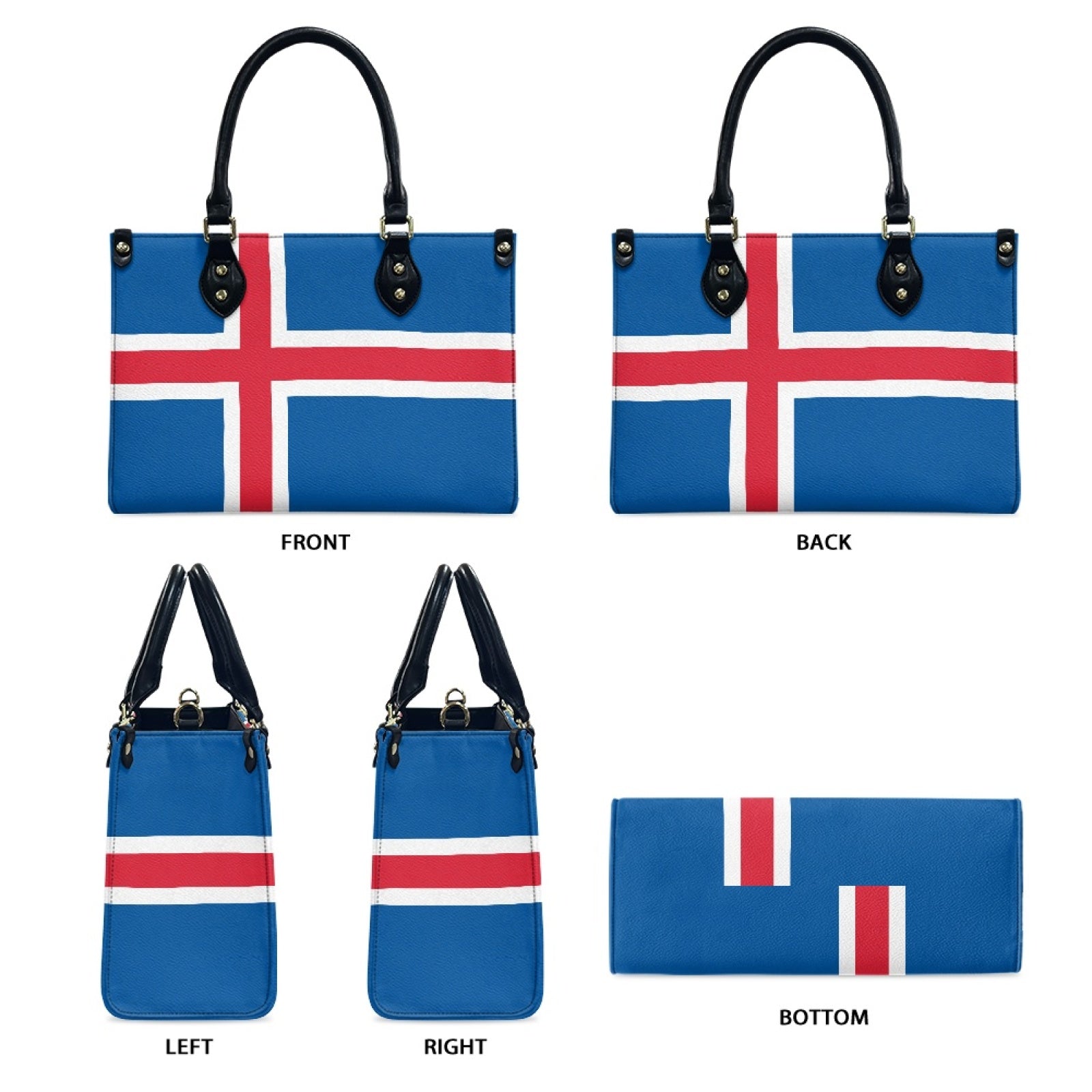 Iceland Flag Handbag With Nordic Swagger – Carry Cool With Style - Luv My Flag