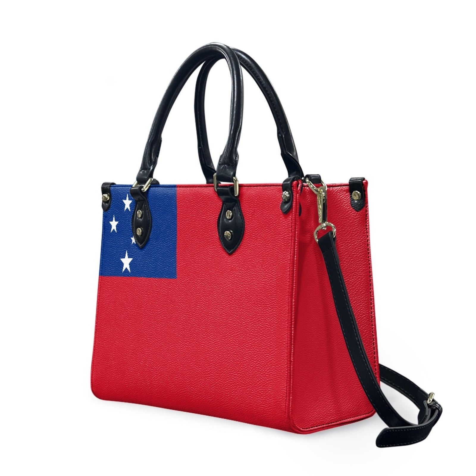 Samoa Flag Bag With Island Style – PU Leather Purse With Pacific Smile - Luv My Flag