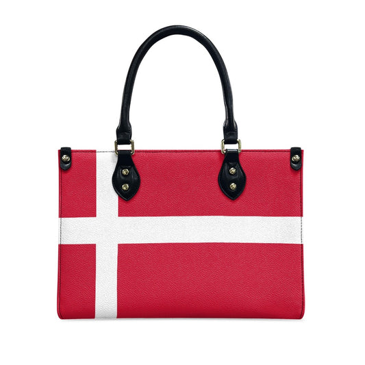 Denmark Flag Handbag – Bold Red PU Purse for Danish Style & Versatile Smile - Luv My Flag