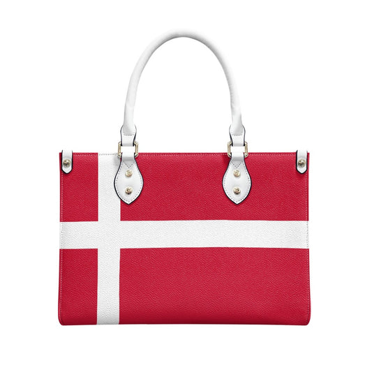 Denmark Flag Handbag – Bold Red PU Purse for Danish Style & Versatile Smile - Luv My Flag