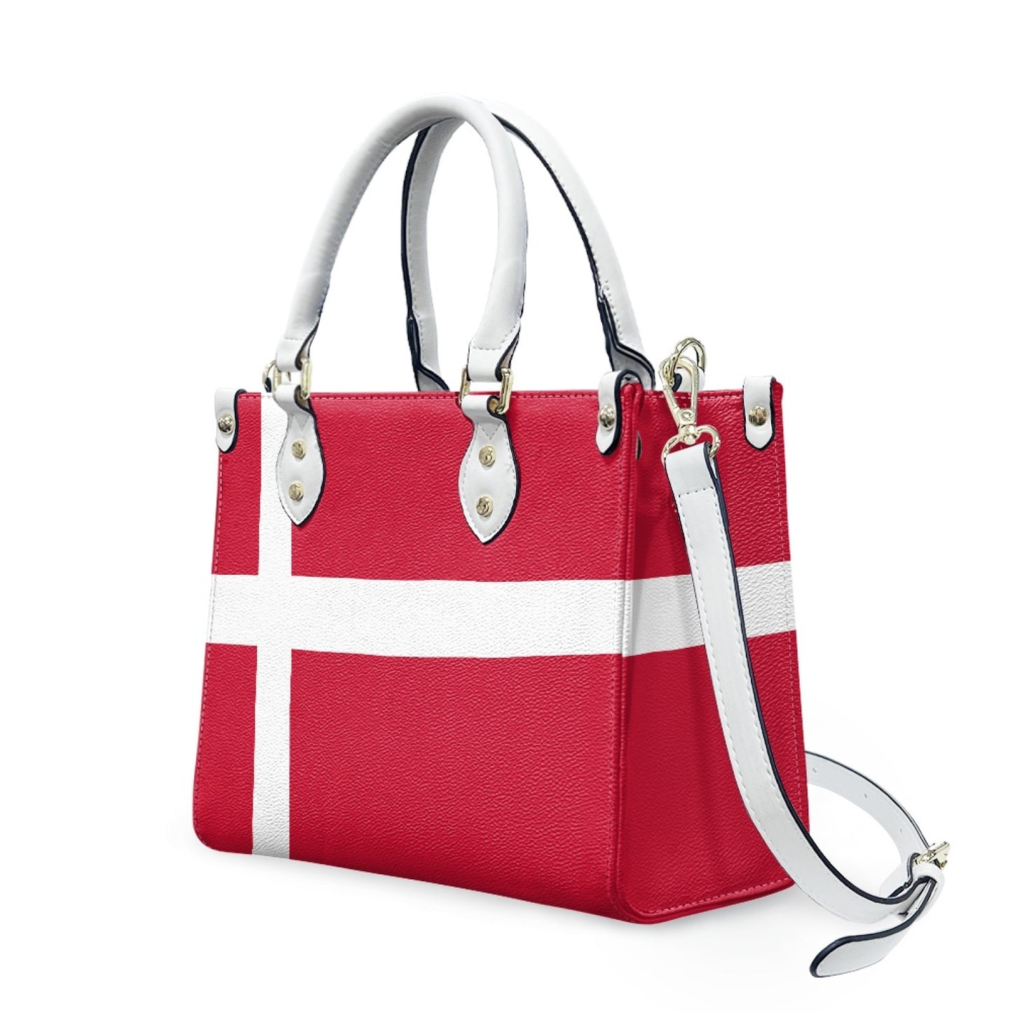 Denmark Flag Handbag – Bold Red PU Purse for Danish Style & Versatile Smile - Luv My Flag