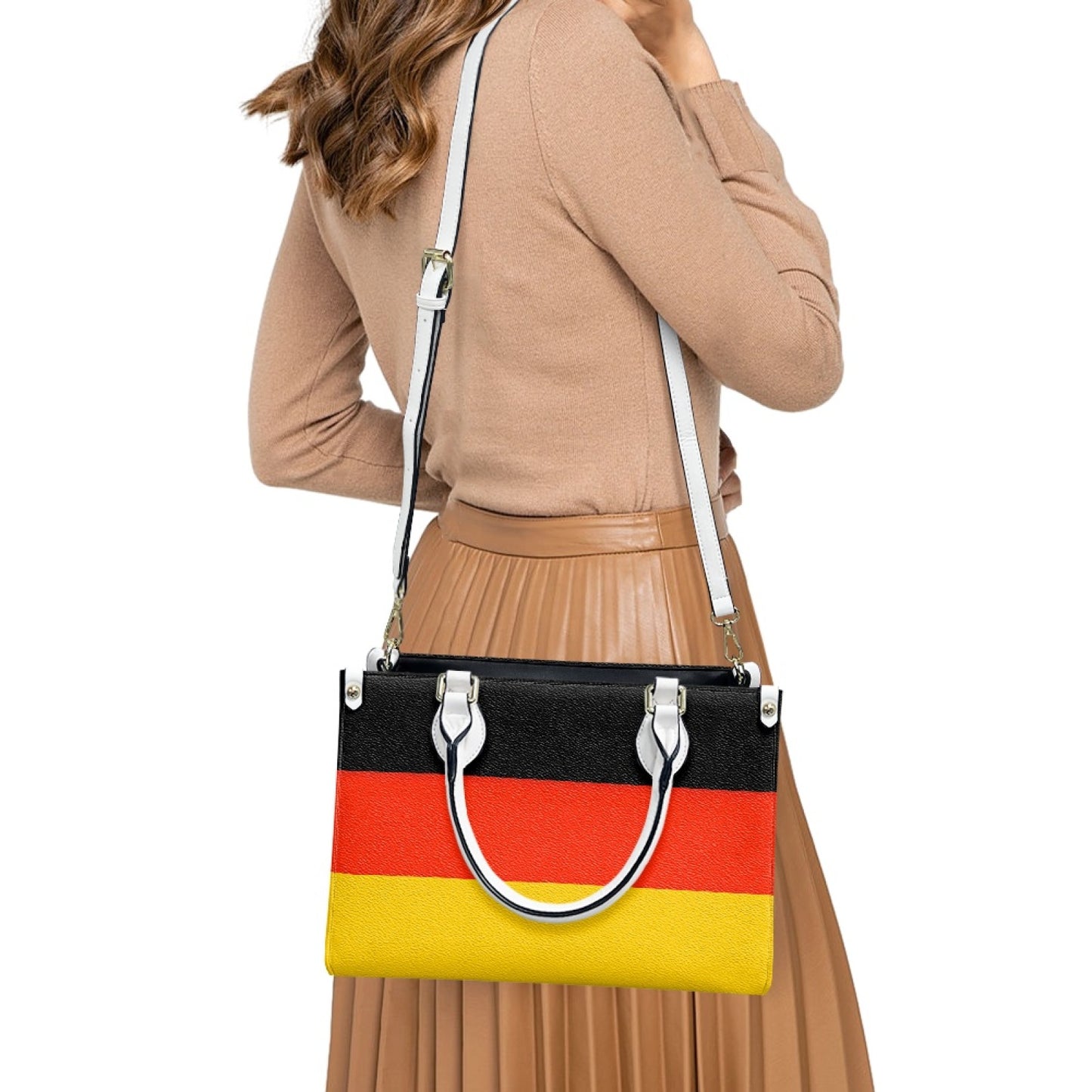 Germany Flag Handbag – Bold PU Leather Purse with Pride and Stride - Luv My Flag