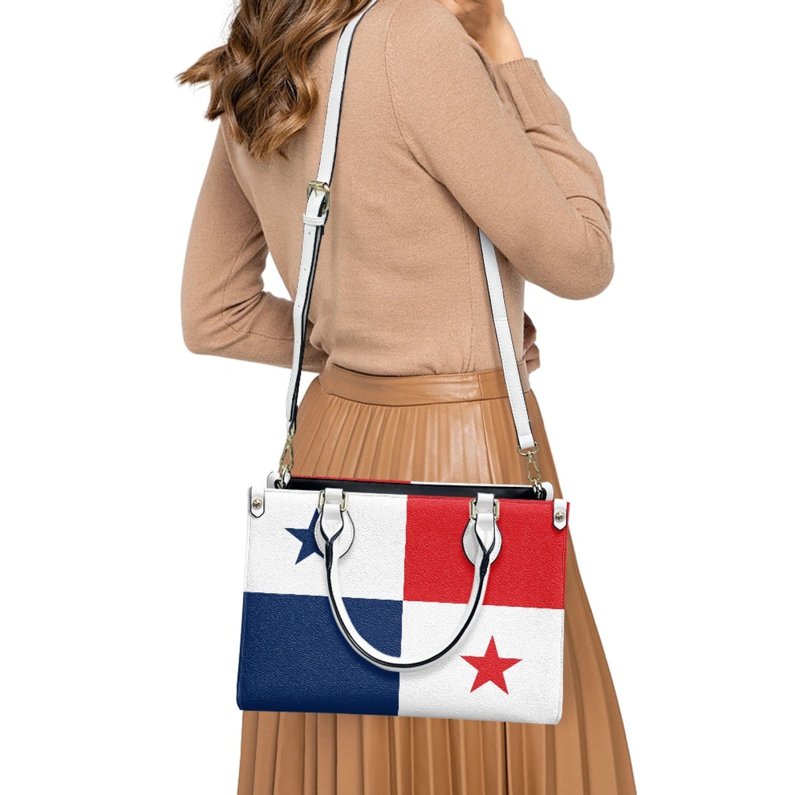 Panama Flag Bag With Star Appeal – PU Leather Purse That Keeps It Real - Luv My Flag