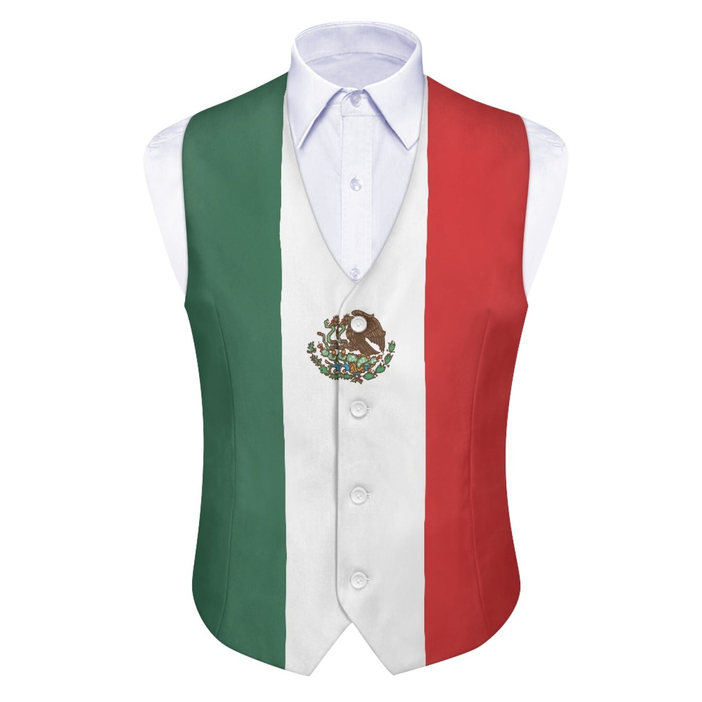 Mexico Flag Suit vest jacket