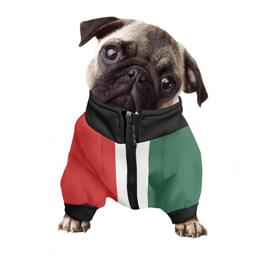 Mexico Flag Pet Hooded Sweatshirt