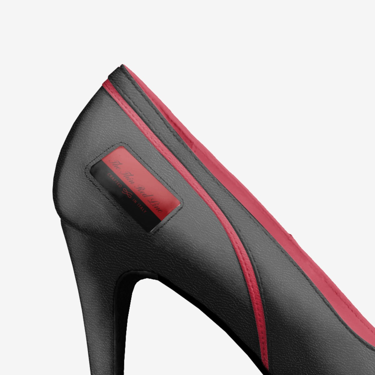 Thin Red Line Flag Inspired Retro Stiletto High Heels