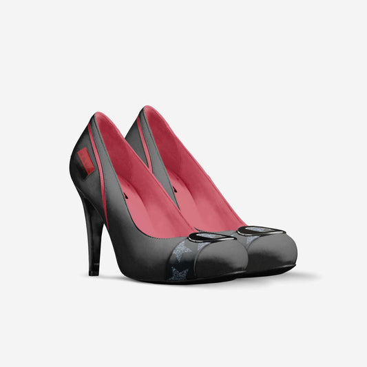 Thin Red Line Flag Inspired Retro Stiletto High Heels