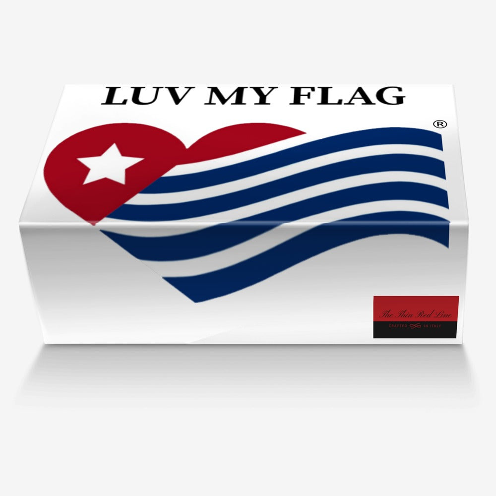 Thin Red Line Flag Inspired Retro Stiletto High Heels
