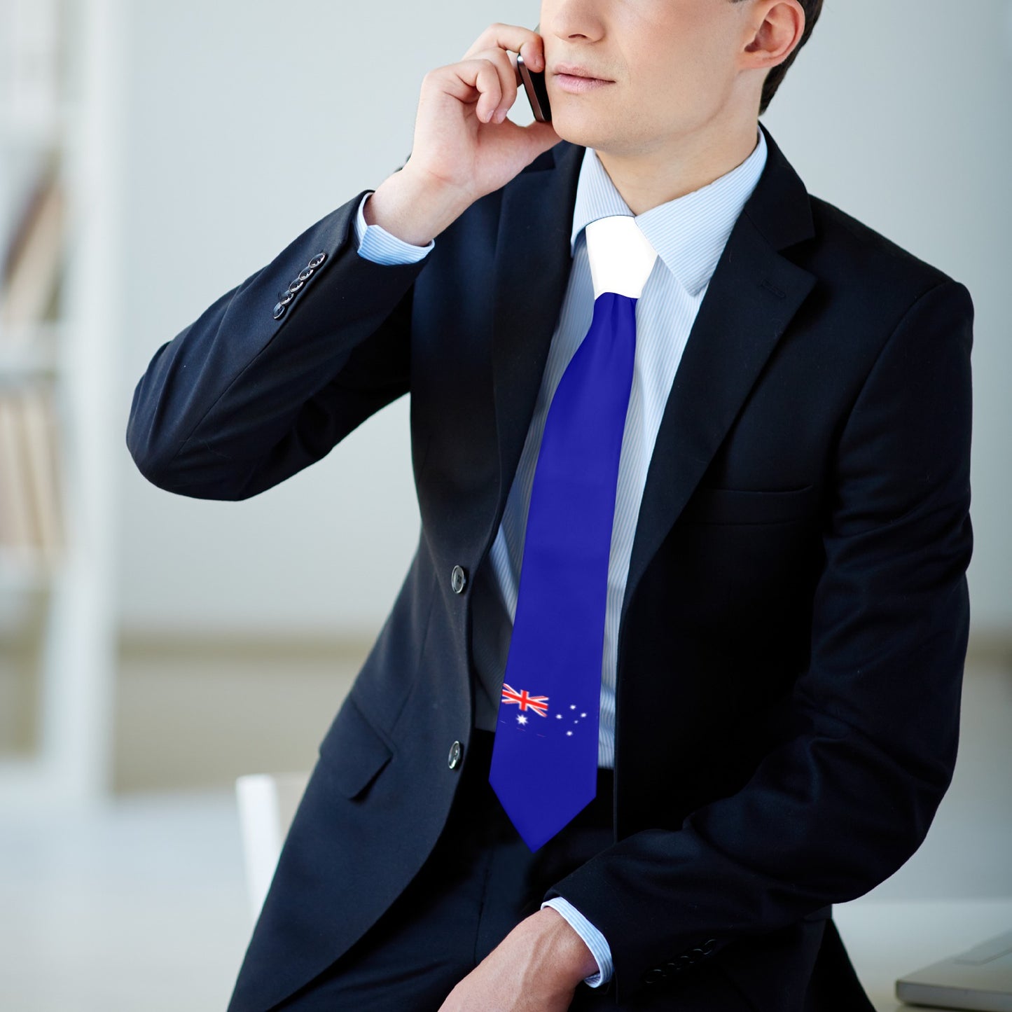 Australia Flag Inspired Classic Necktie (Two Sides)