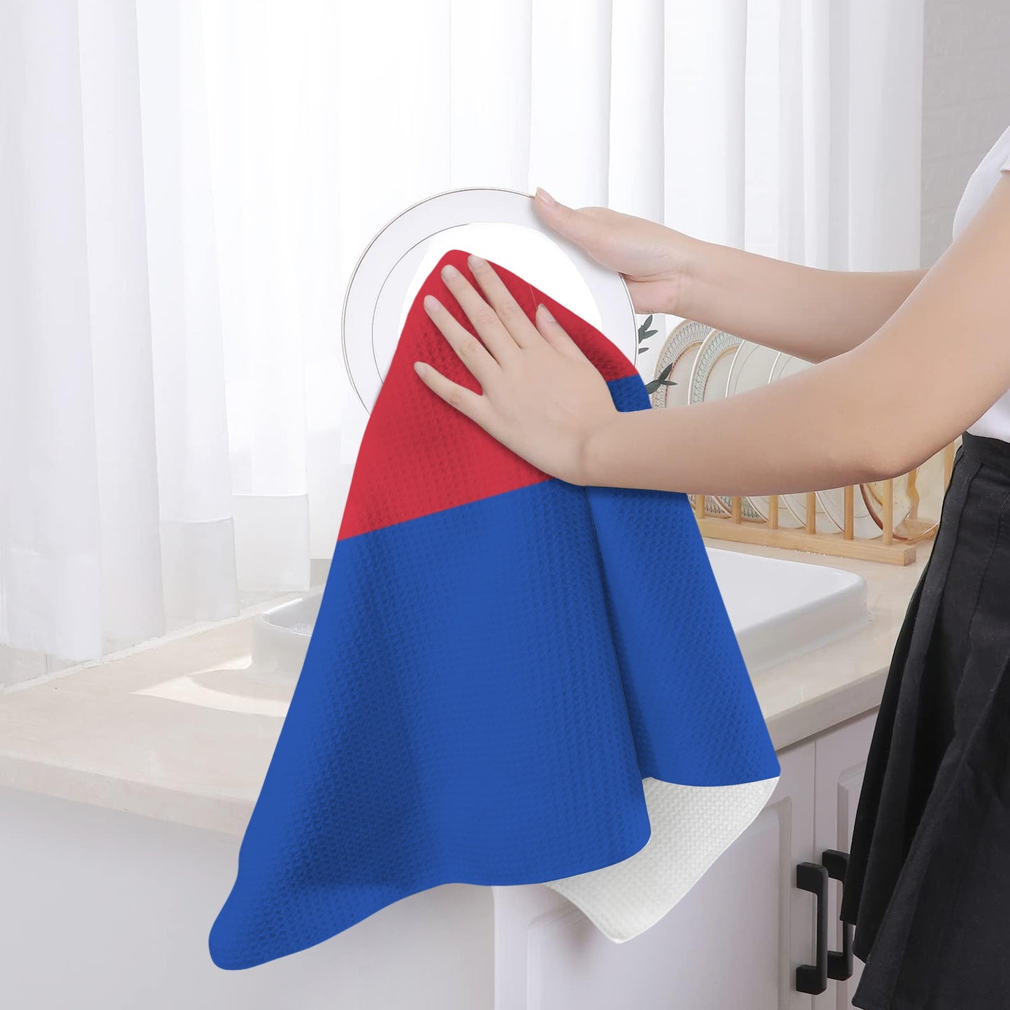 Philippines Flag Inspired Kitchen Towel 40X60cm (Pack of 2) (Made in the USA)