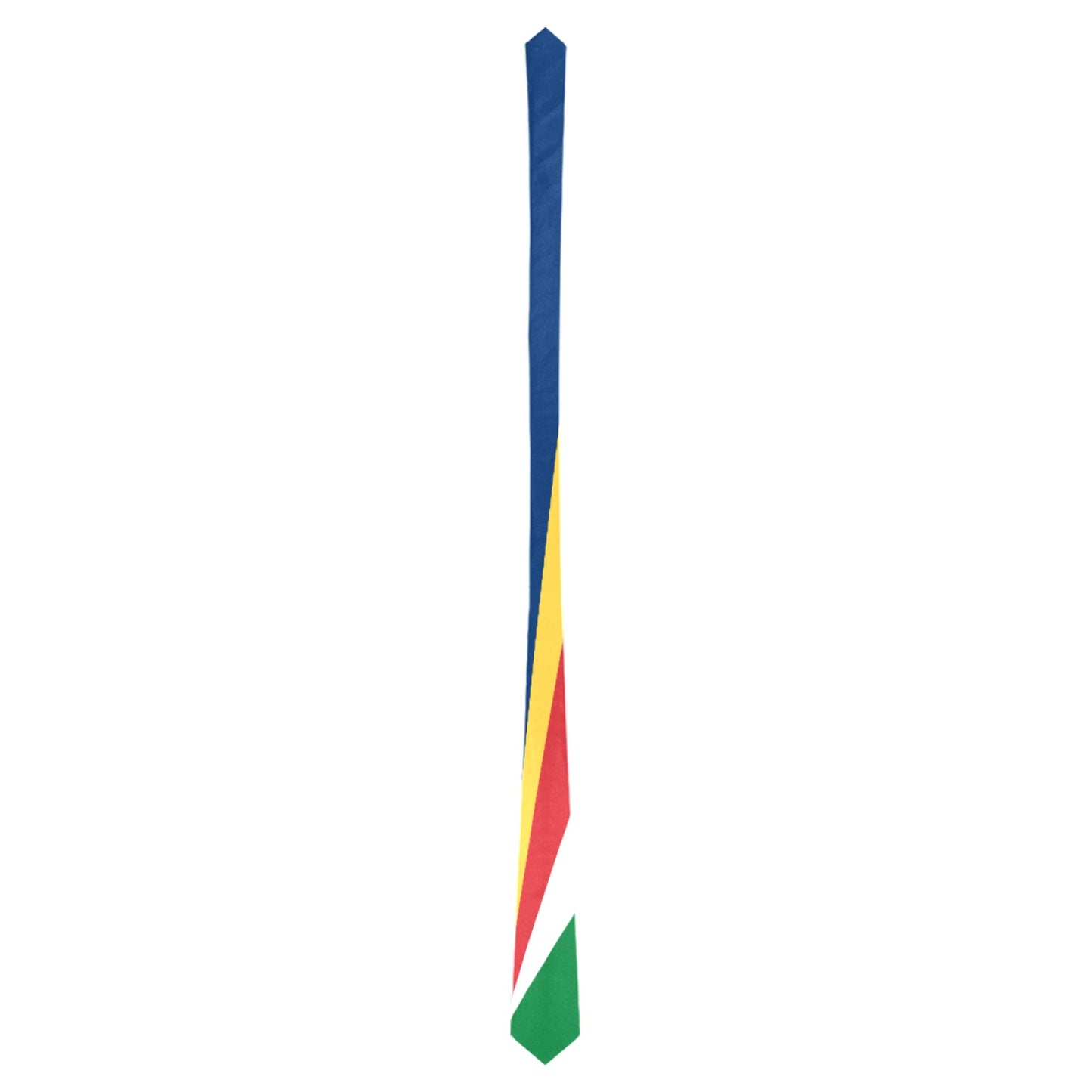 Seychelles Flag Inspired Classic Necktie (Two Sides)