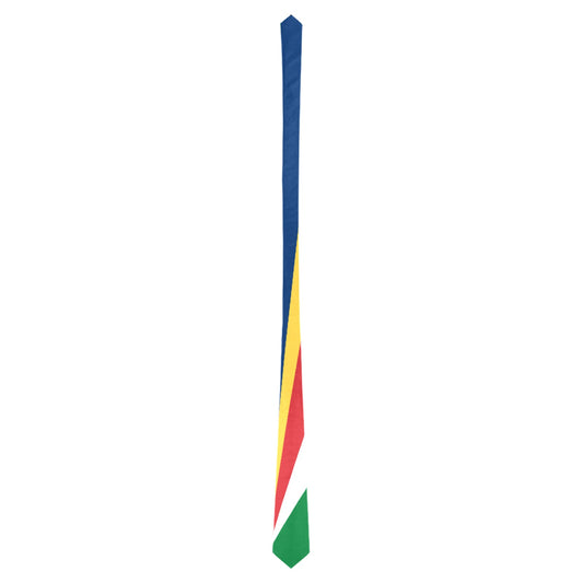 Seychelles Flag Inspired Classic Necktie (Two Sides)