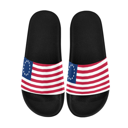 Betsy Ross Flag Men's Slide Sandals