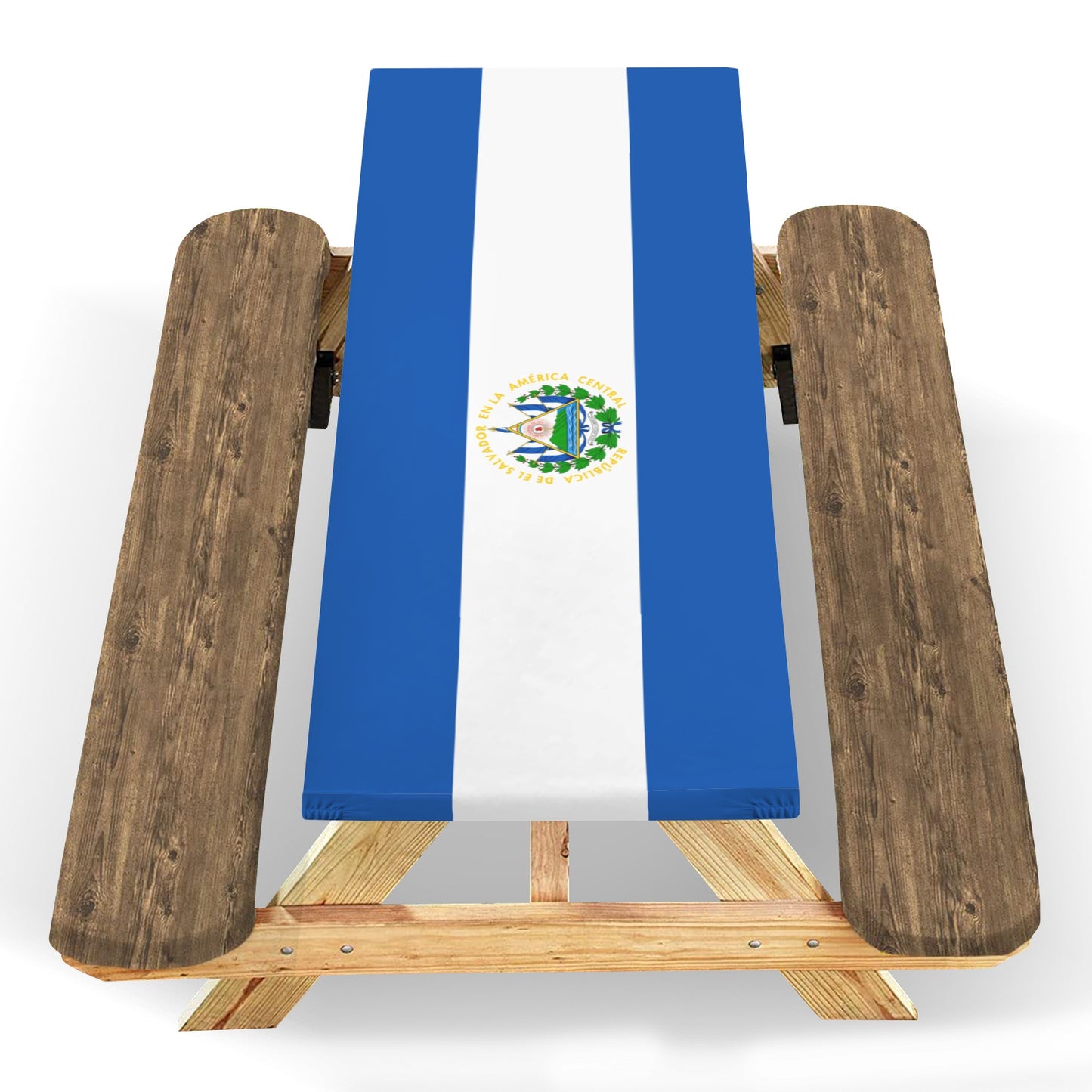 El Salvador Flag Picnic Table Cover (72" x 30") (Made in the USA)