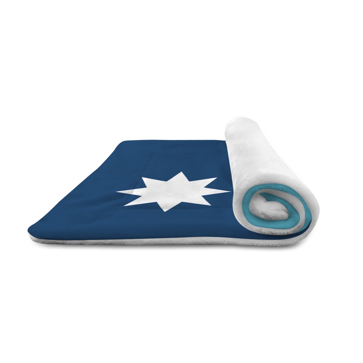 Minnesota Flag Inspired Pet Mat 25x18inch (Made in the USA)