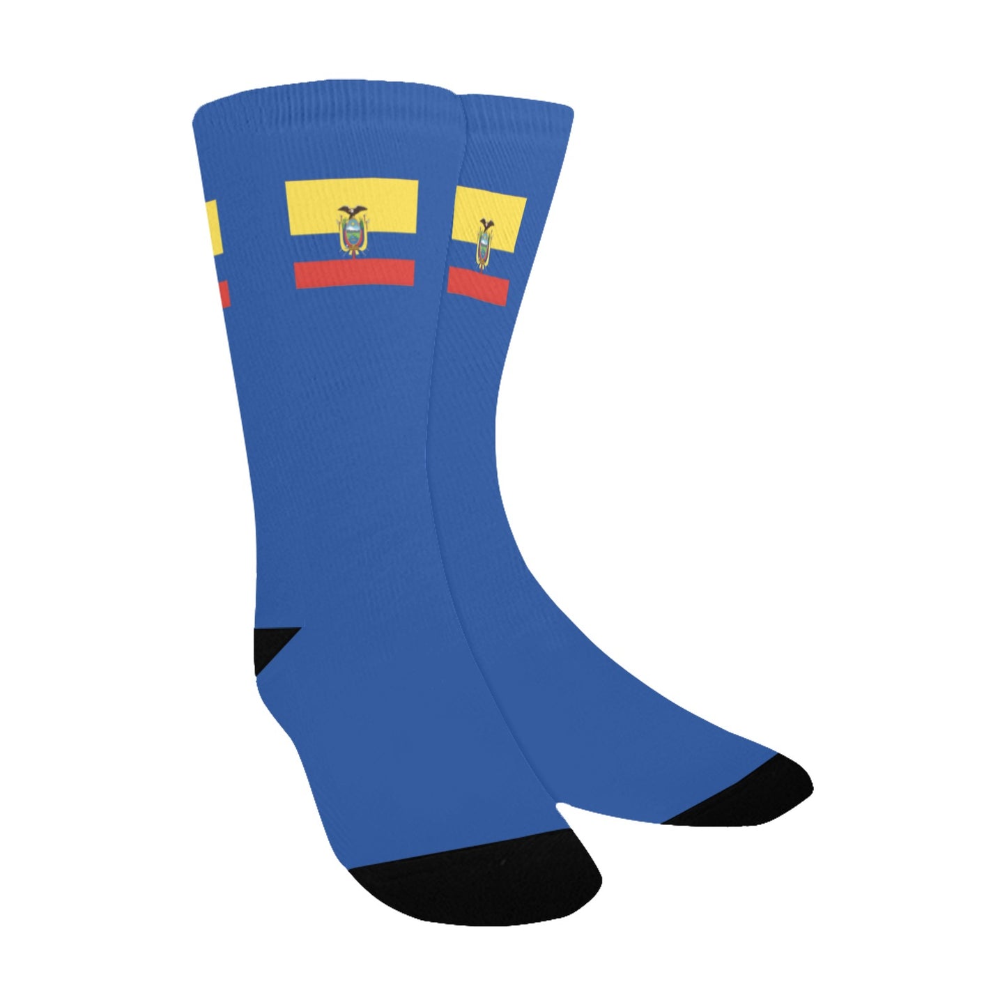 Ecuador Flag Inspired Kid's Socks (Made in the USA)