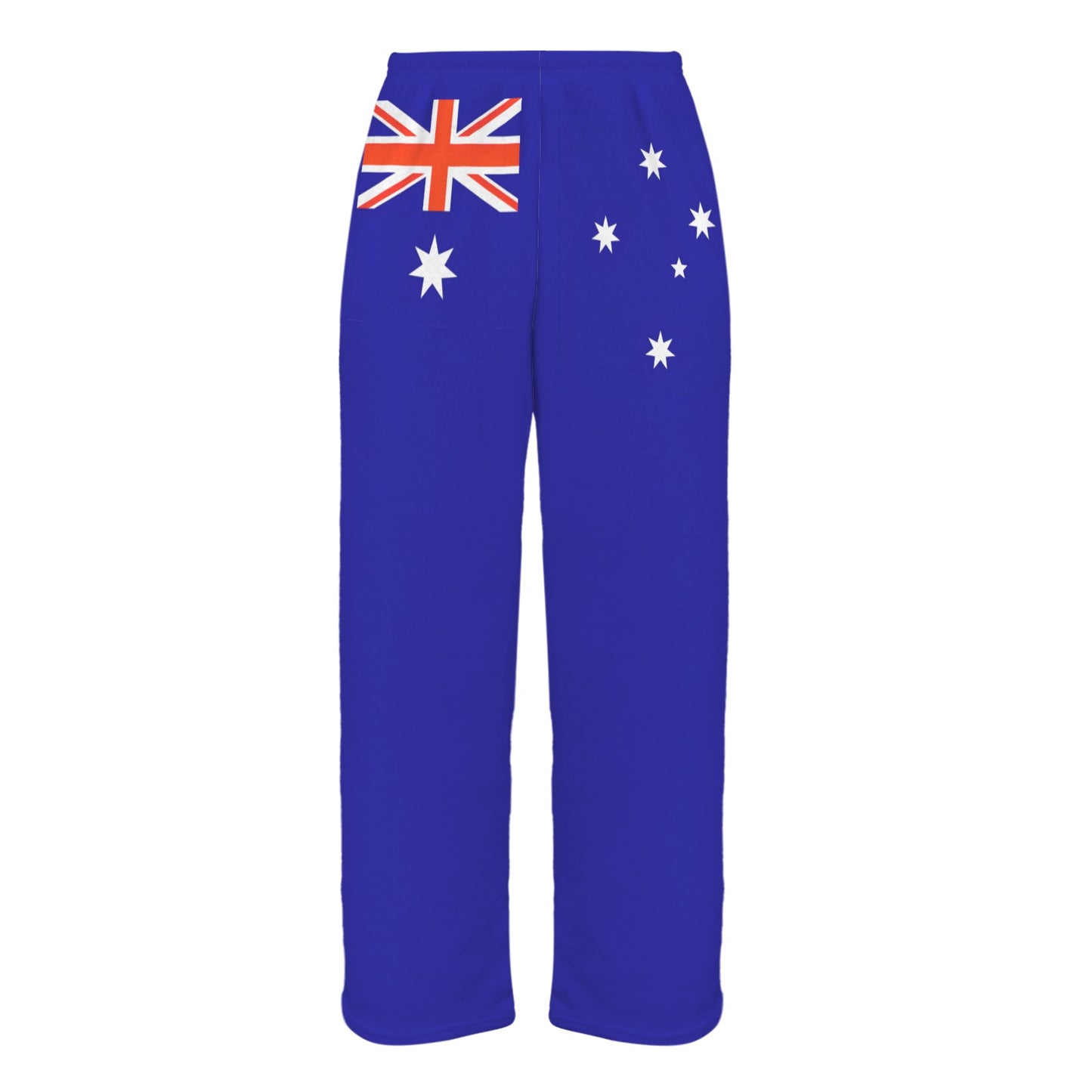 Australia Flag Inspired Women's Flannel Pajama Trousers Made in the USA