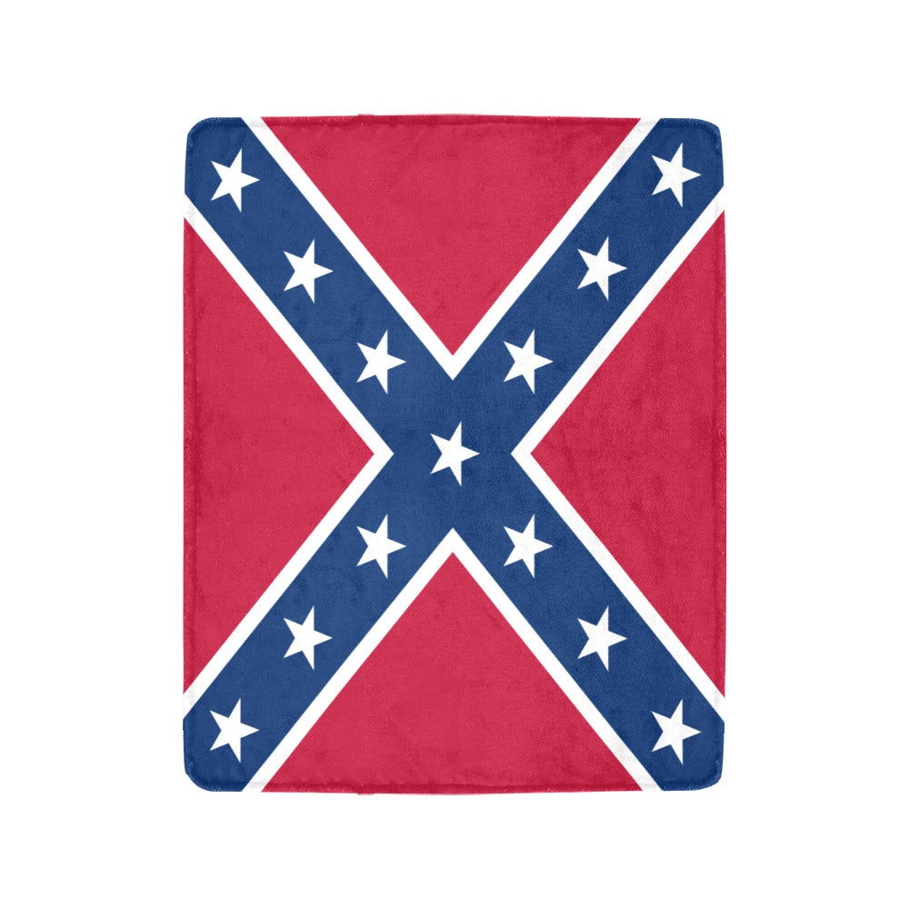 [Luv My Flag] Confederate flag with blue X and stars.