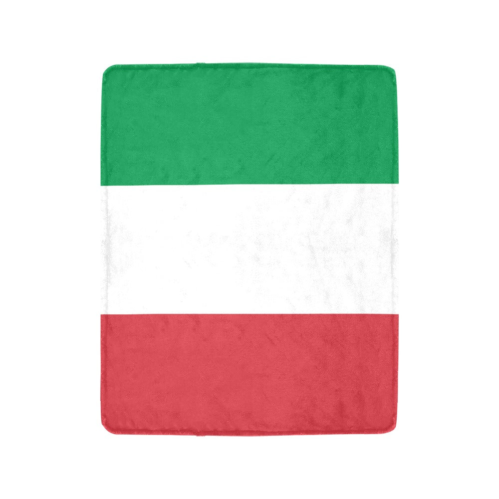 Italian flag design blanket by Luv My Flag brand.
