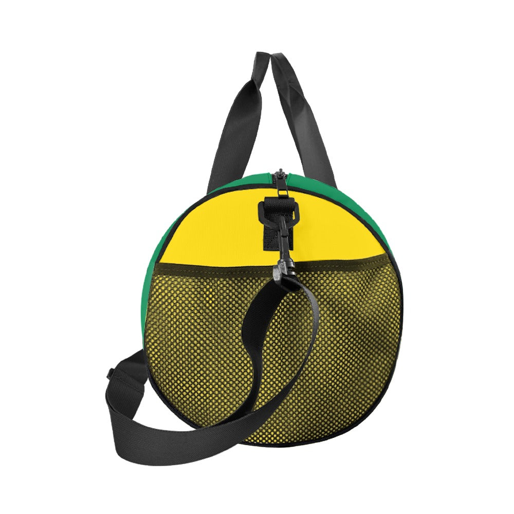 Brazil Flag Inspired Travel Duffel Bag