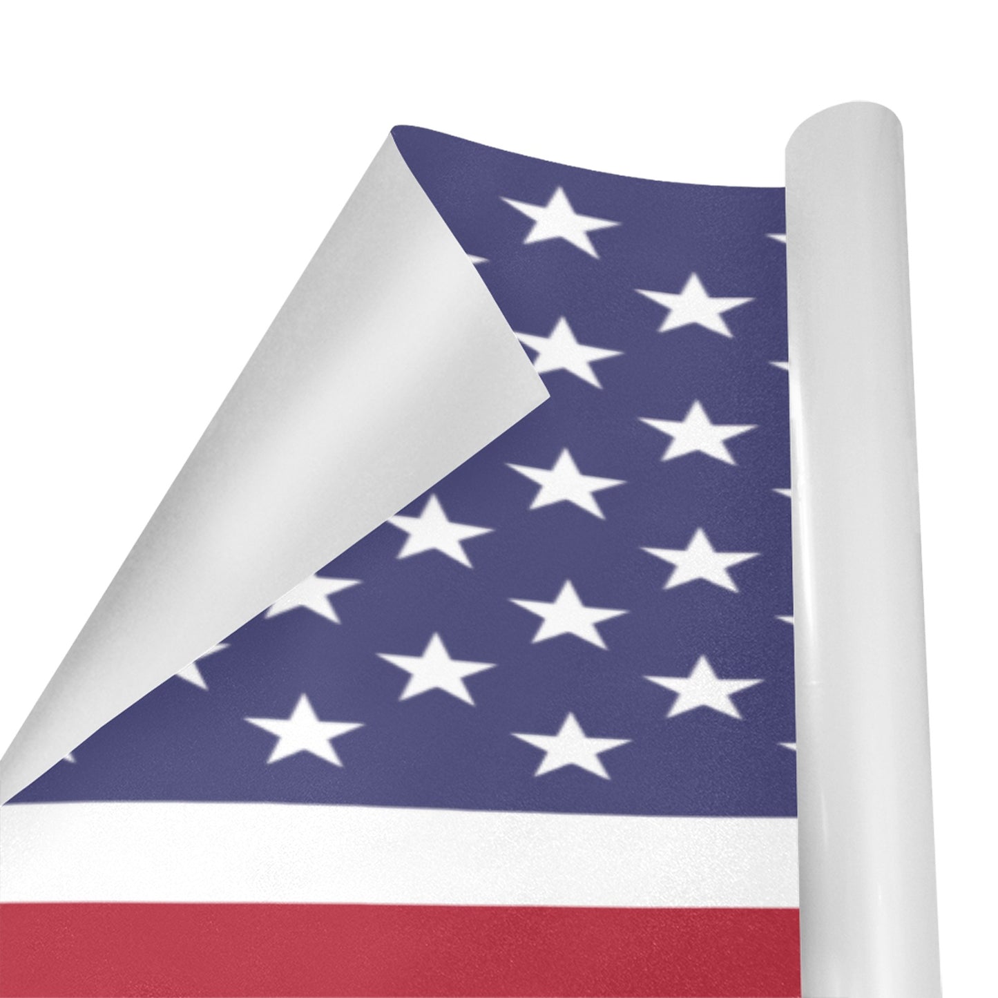 USA/American Flag Inspired Custom Gift Wrapping Paper 58"x 22.5" (4 Rolls)