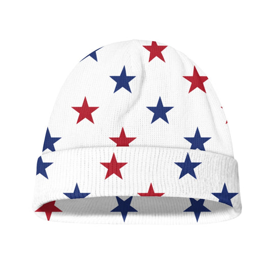 USA/American Flag Inspired Red and Blue Stars Kids' Beanie