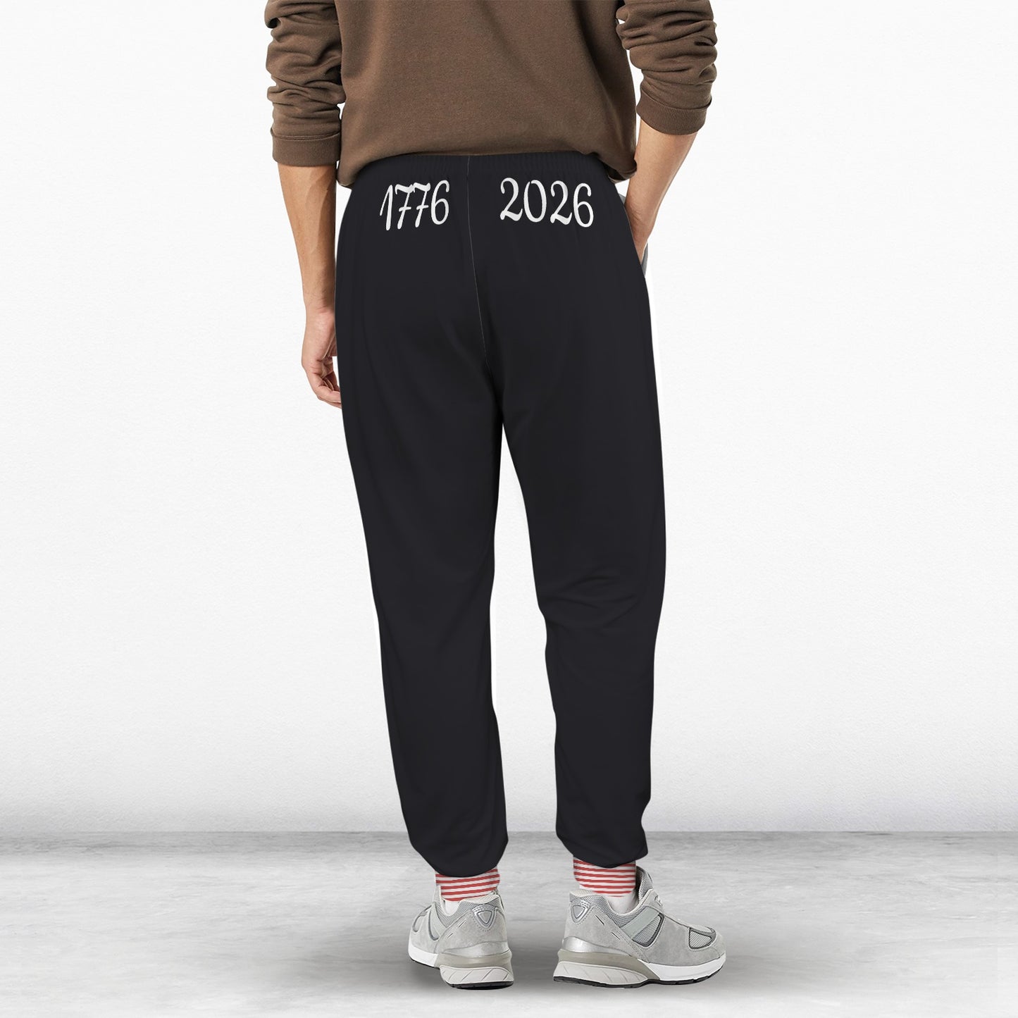 America 250 Year Anniversary USA/American Flag Inspired Men's Fleece Casual Sweatpants