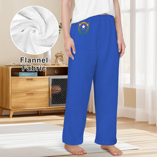 Nevada Flag Inspired Women's Flannel Pajama Trousers