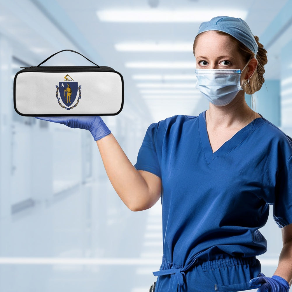 Massachusets Flag Inspired Stethoscope Storage Bag