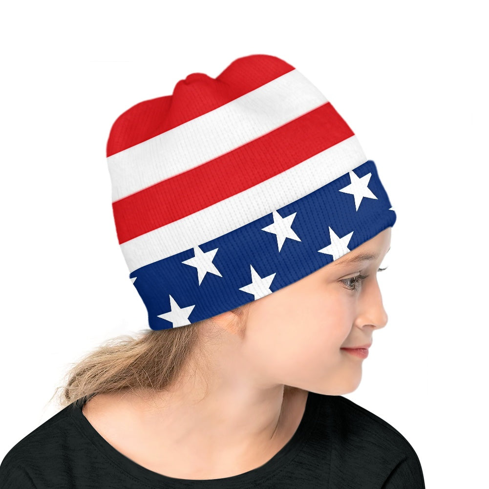 USA/American Flag Inspired Kids' Beanie