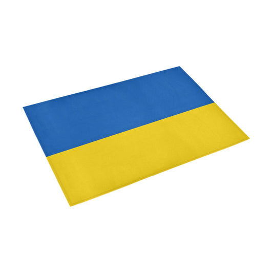 Ukraine Flag Inspired Doormat 30" x 18" (Sponge Material)